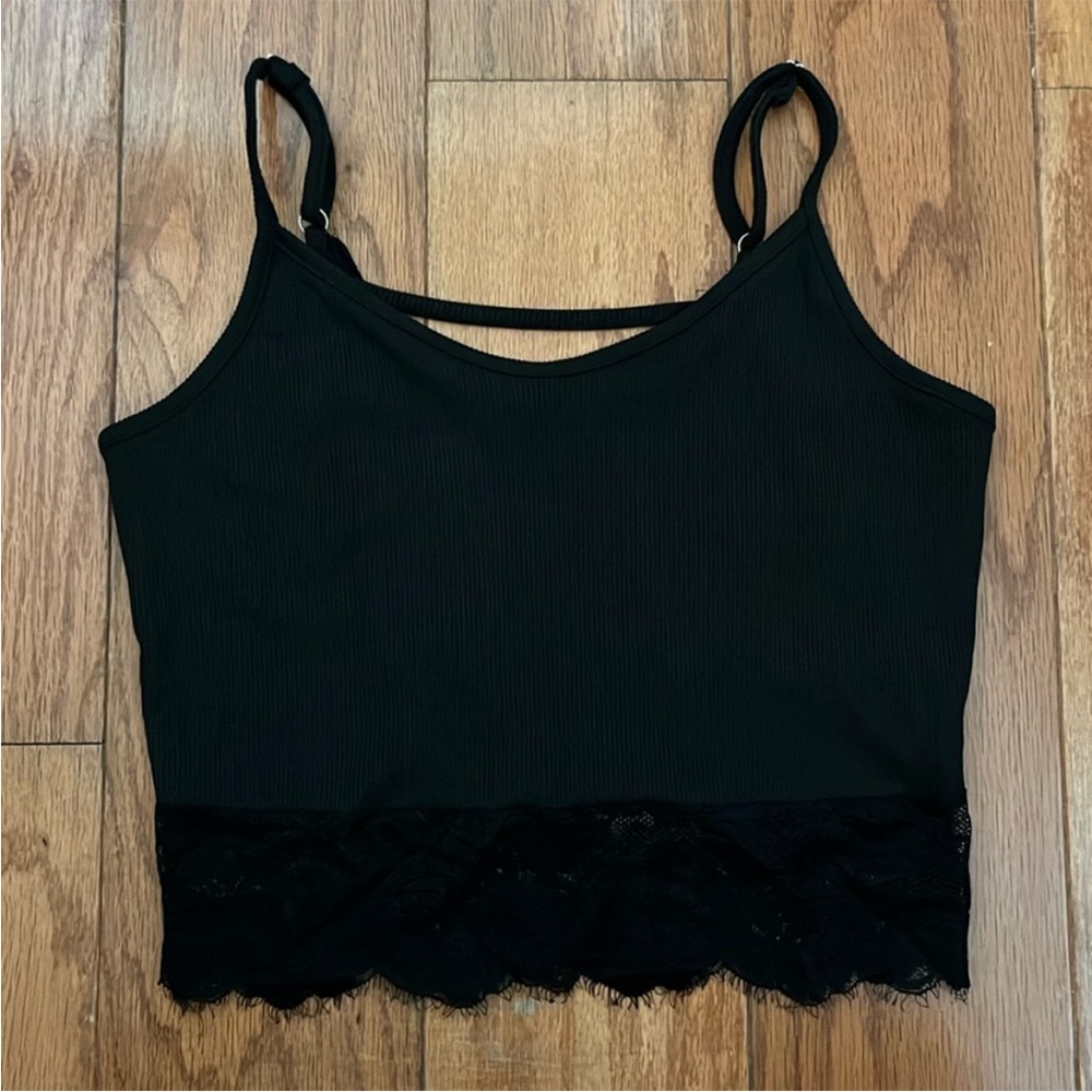 Shein Lace Tank Crop Top
